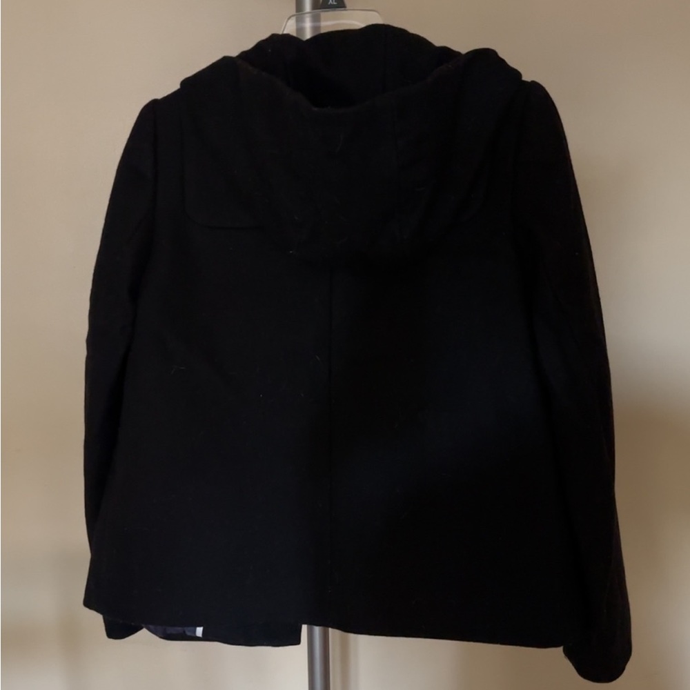 Black jcrew wool coat